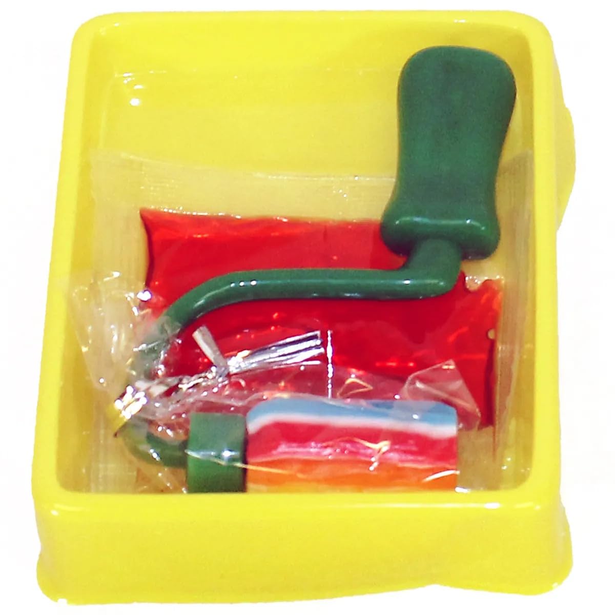 Rainbow Roller Candy with Sour Gel Candy, Sweet and Sour Fruity Lollipop, Paint Your Tongue Fun, 0.78 oz, Pack of 20