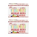 [Pack of 2] Korean Snack Apollo Straw Candy (10g x 18 packs) - Assorted Flavor Korean Snack Old School Childhood