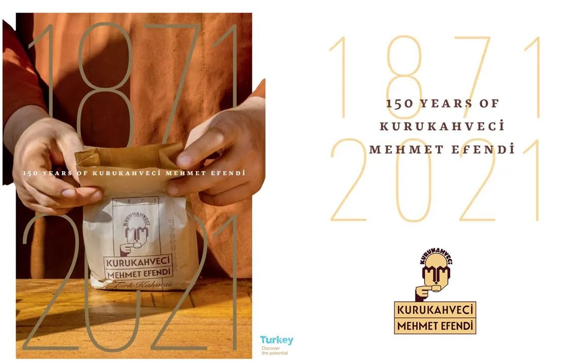 KURUKAHVECI MEHMET EFENDI Turkish Coffee, 100% Arabica, Finely Roasted Ground Coffee for Cezve, Rich Aroma, Medium, Authentic Turkish Coffee Tradition