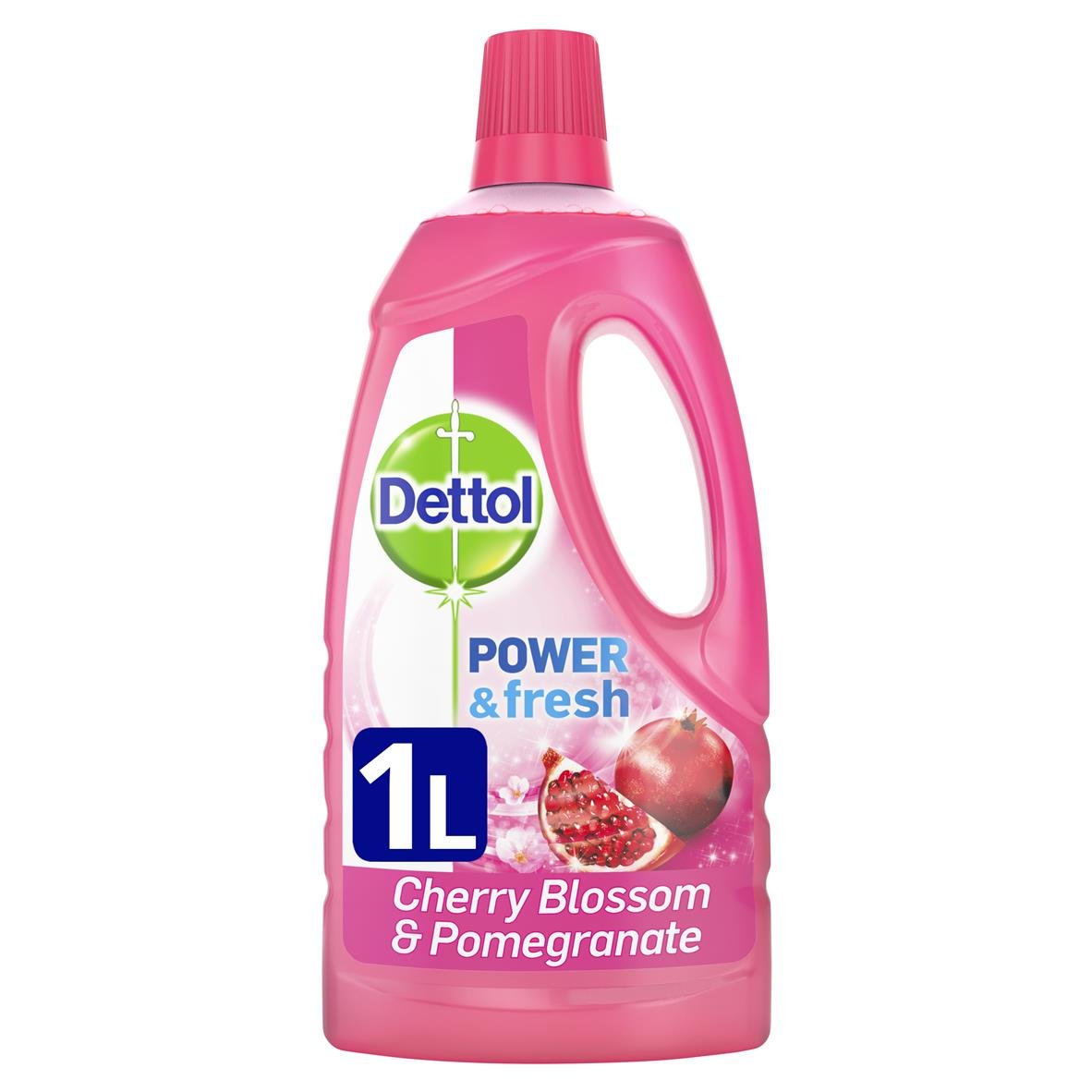 Dettol Power and Fresh Multi Purpose Cleaner Cherry Blossom/ Pomegranate Liquid 1 Litre (Pack of Six)