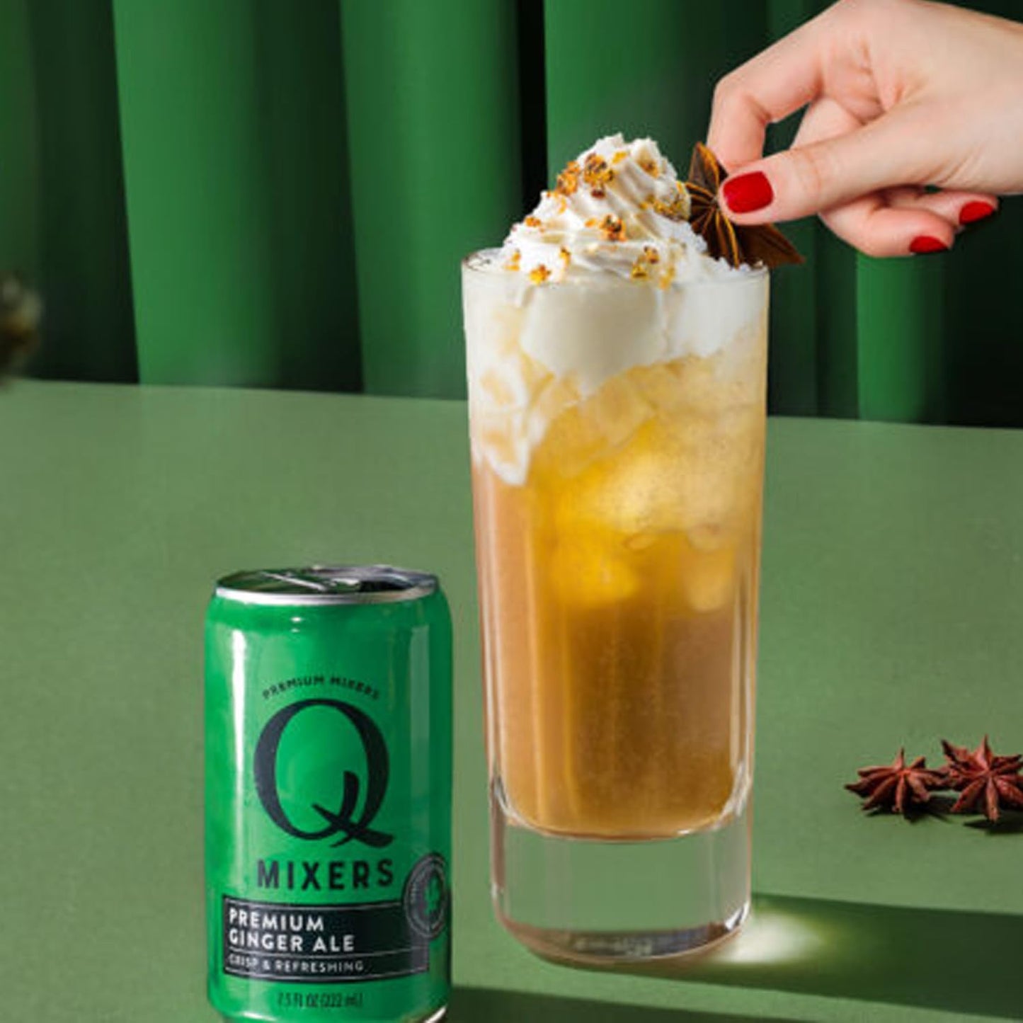 Q Mixers Ginger Ale Soda Premium Cocktail Mixer Made with Real Ingredients 6.7oz Bottles | 5 PACK