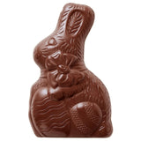 Solid Milk Chocolate Bunnies -Easter Chocolate Bunny Perfect for Easter Baskets or Sharing with Friends and Family 3 Oz