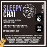 Revival Tea Company Sleepy Chai Tea - Rooibos Chai Tea Red Tea Blend with Valerian Root and Fresh Spiced Chai Flavor - Caffeine Free - Loose Leaf 8
