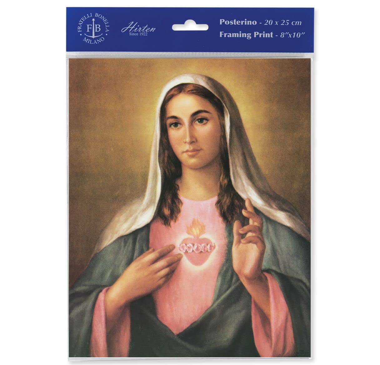 La Fuente: Immaculate Heart of Mary 8"x10" Italian Prints, 3-Count Value Pack