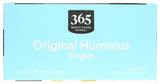 365 by Whole Foods Market Original Single Serve Hummus 6 Count, 12 OZ