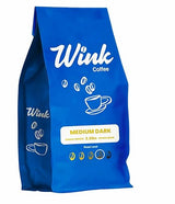 Wink Coffee Medium Dark Roast Espresso Whole Bean Coffee, 2.2 lb Bag, 100% Arabica Coffee Beans, Single Origin, Gourmet, Small-Batch, Smooth Rich