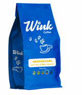 Wink Coffee Medium Dark Roast Espresso Whole Bean Coffee, 2.2 lb Bag, 100% Arabica Coffee Beans, Single Origin, Gourmet, Small-Batch, Smooth Rich