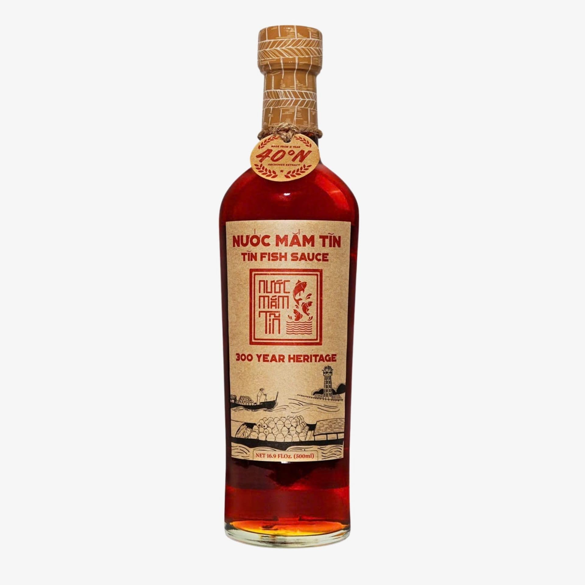 Làng Chài X?a Premium Vietnamese Fish Sauce Collection - Authentic and Flavorful Marinades and Sauces for Grilling, Dipping, and Cooking (200g) (Full
