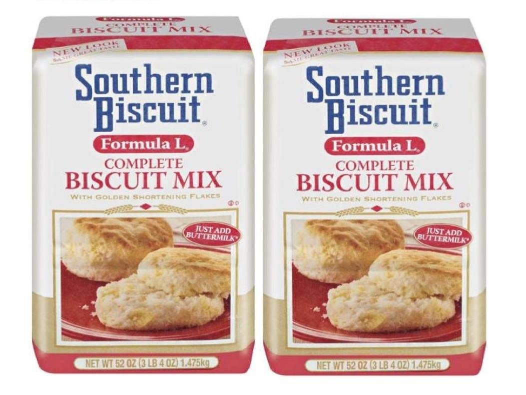 Southern Biscuit Formula L Complete W/golden Shortening Flakes Biscuit Mix, 2-52 Oz. Pkgs