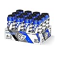 Platto Energy Drink, Blue Raspberry, Framboise Bleu, 12X473ML, Sans Sucre,Sugar Free,