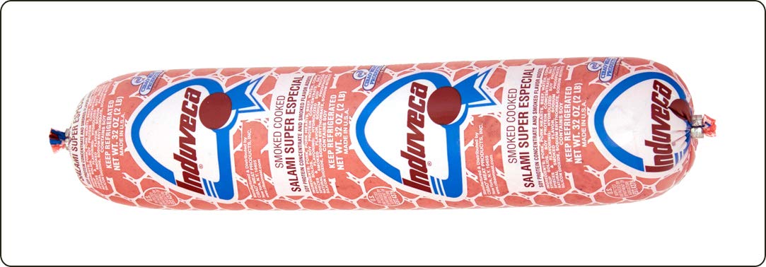 Induveca Smoked Cooked Salami 32 oz Pack of 3