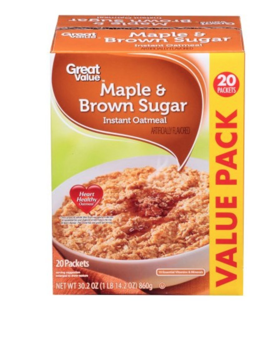 Maple & Brown Sugar Instant Oatmeal Value Pack
