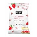 Safe + Fair Food Company Plant-Based Gourmet Strawberry Flavored Popcorn - Strawberry Shortcake Drizzled Kettle Corn Popcorn - Non-GMO + Gluten-Free