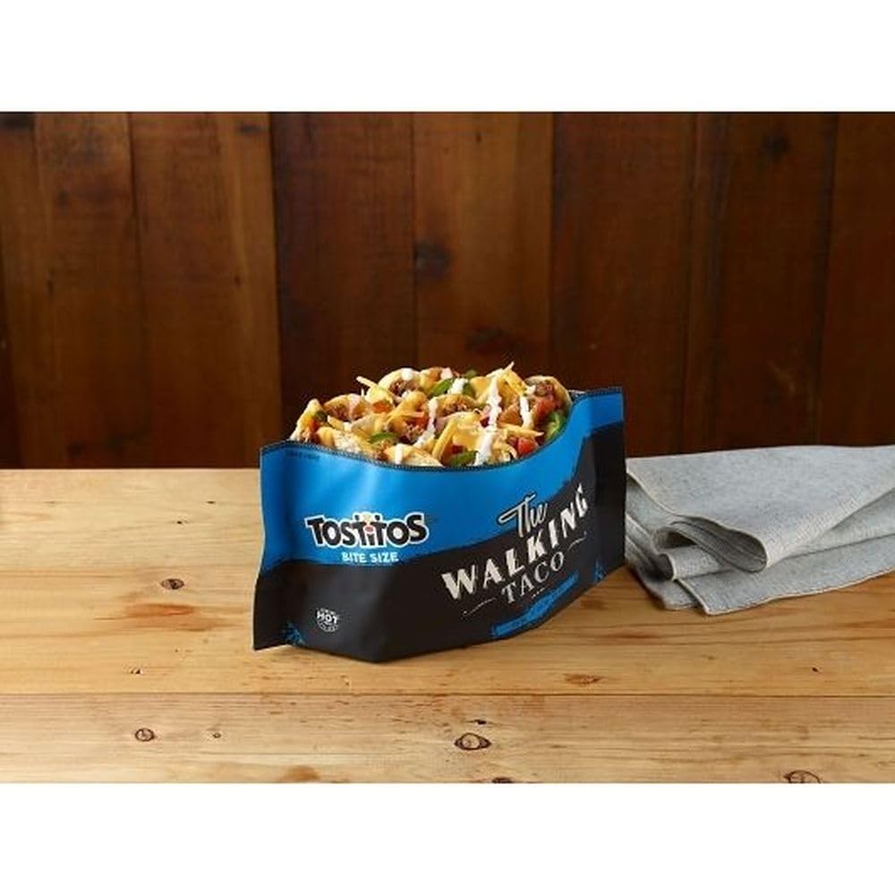 Tostitos Bite Size Tortilla Chips for Walking Tacos, 2.5 Oz Individual Bags, Bulk Pack - 18 Count Grab N Go Snacks for Foodservice, Parties