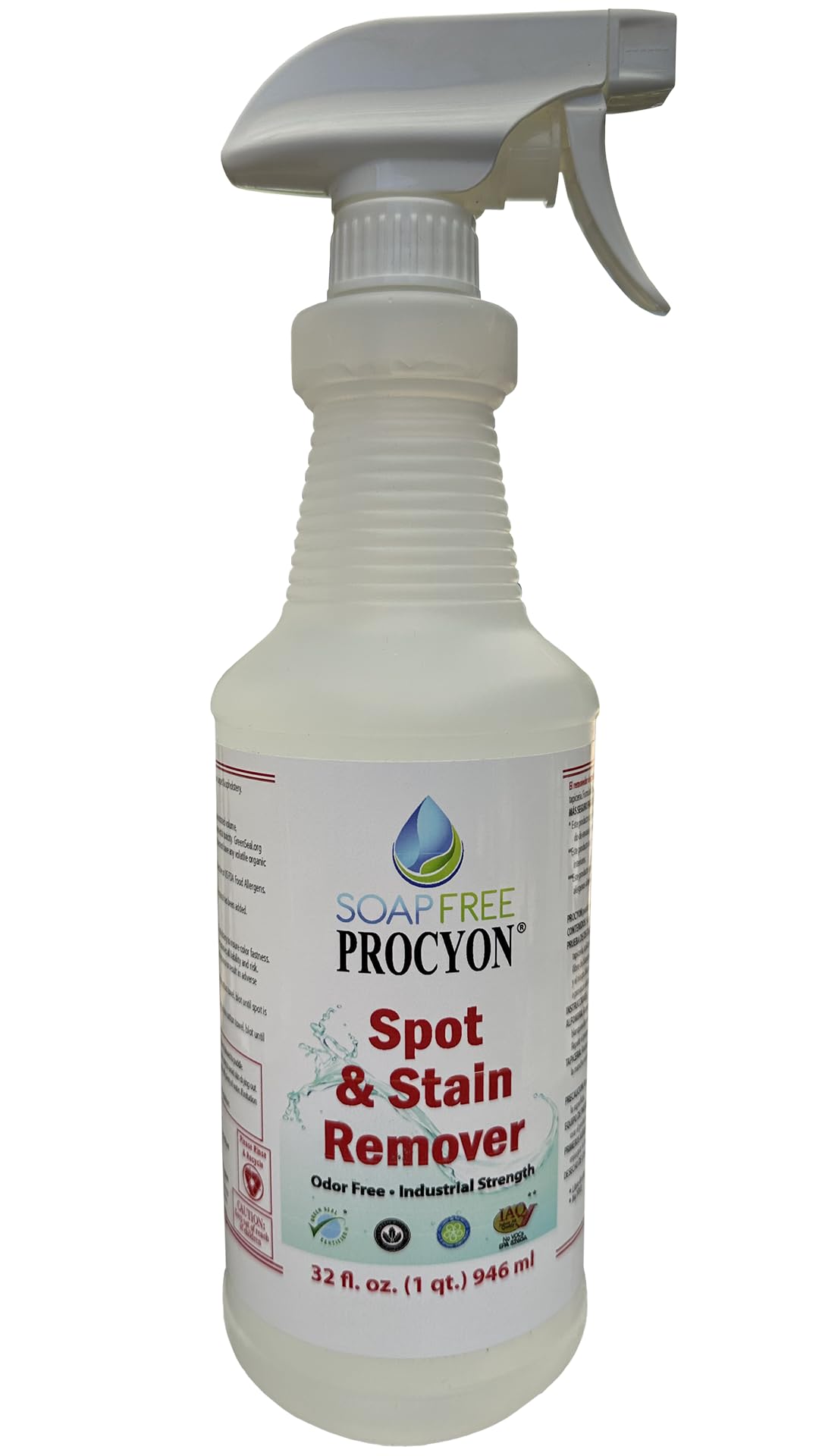 Soap Free Procyon 1 Each- 16 oz Bottle Spot Remover - Ready to Use (RTU)