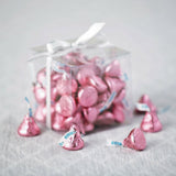 Milk chocolate in pink foil 2 lbs bag (32 oz Approx 200 Pieces) best way to treat yourself and friends 2 Pound