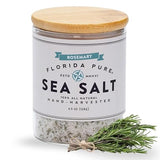 FLORIDA PURE Rosemary Sea Salt - 80+ Mineral Sea Salt, Natural, Unrefined, Non Iodized - for Baking, Cooking, Seasoning & Enhancing Taste