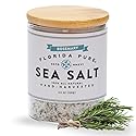 FLORIDA PURE Rosemary Sea Salt - 80+ Mineral Sea Salt, Natural, Unrefined, Non Iodized - for Baking, Cooking, Seasoning & Enhancing Taste