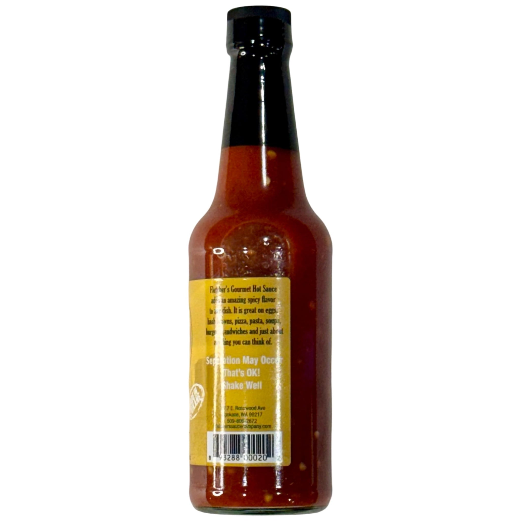 Fletcher’s Gourmet Hot Sauce, Northwest Made in Spokane, Small Batch Artisan Spicy Sauce with Bold Flavor for Marinades, Dipping, and Cooking, Glass