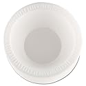 Dart 12BWWCR 10-12 oz White Unlaminated Foam Bowl (Case of 1000)