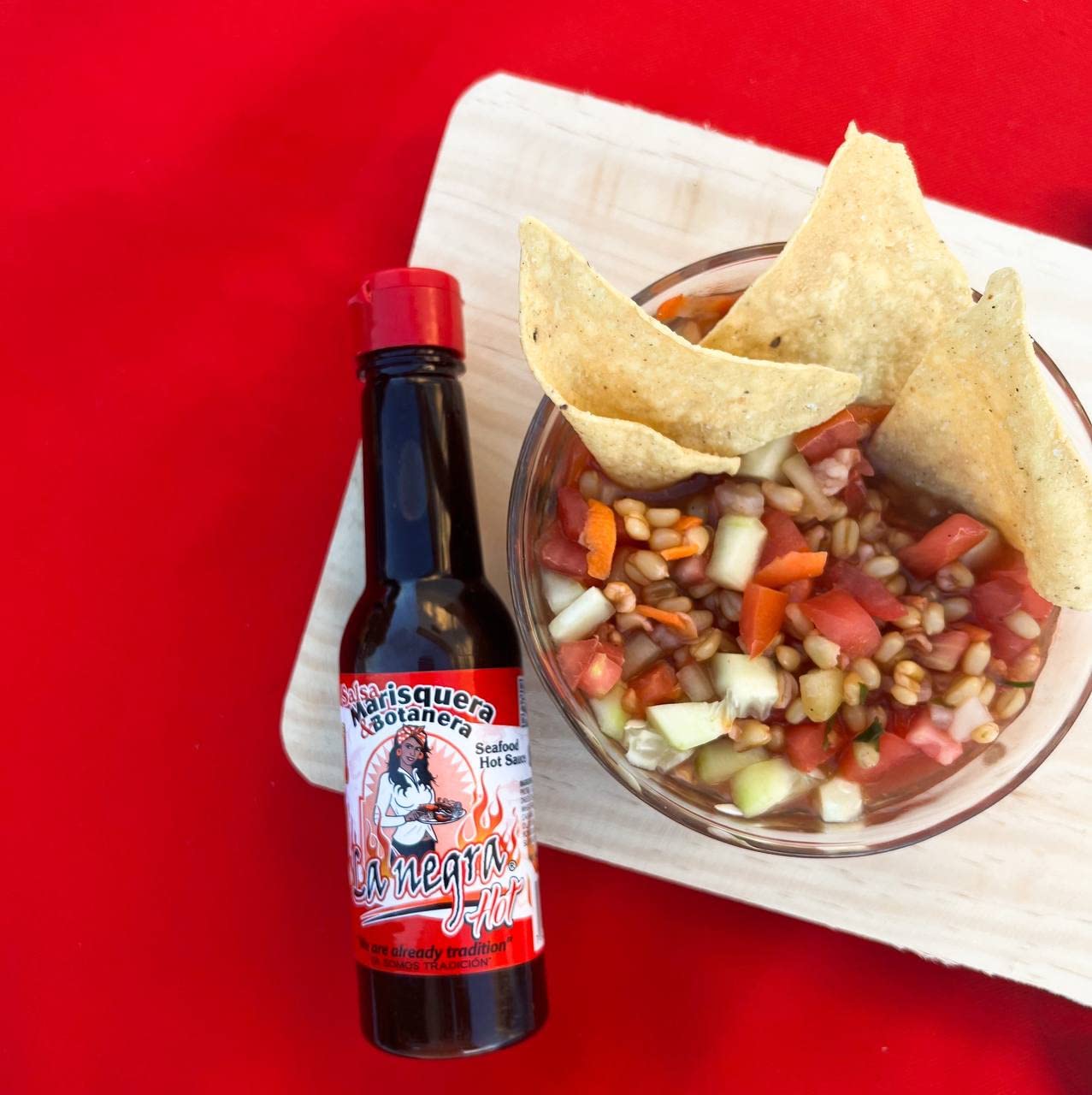 La Negra Hot | Salsa Marisquera & Botanera | (Pack of 1 - 5.4 Oz)