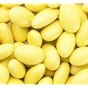 Yellow Jordan Almonds by Its Delish, 2 LBS Bulk | Sugared Almond Nut with Sweet Hard Candy Coating - Bulk Wedding Favors, Bridal and Baby Showers