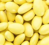 Yellow Jordan Almonds by Its Delish, 2 LBS Bulk | Sugared Almond Nut with Sweet Hard Candy Coating - Bulk Wedding Favors, Bridal and Baby Showers