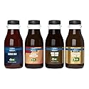 Ralph's 4 Cane Sugar Sparkling Water Soda Maker Flavors Pack | Classic Cola | Classic Vanilla Cola | Root Beer | Cream Soda | Four 12oz Bottles |