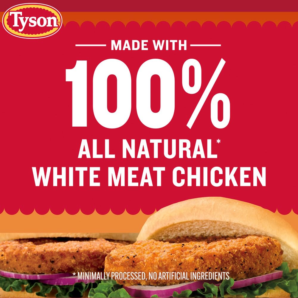 Tyson Frozen Spicy Chicken Patties, 23 Oz