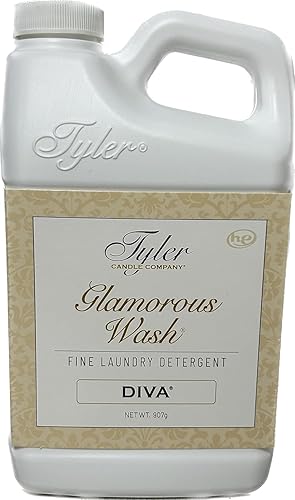 Tyler Glam Wash Laundry Detergent, Diva 907g, Liquid, 32 FL Oz