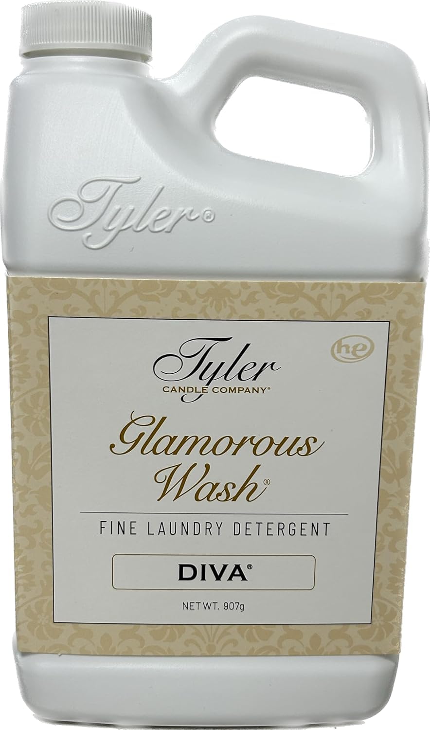 Tyler Glam Wash Laundry Detergent, Diva 907g, Liquid, 32 FL Oz