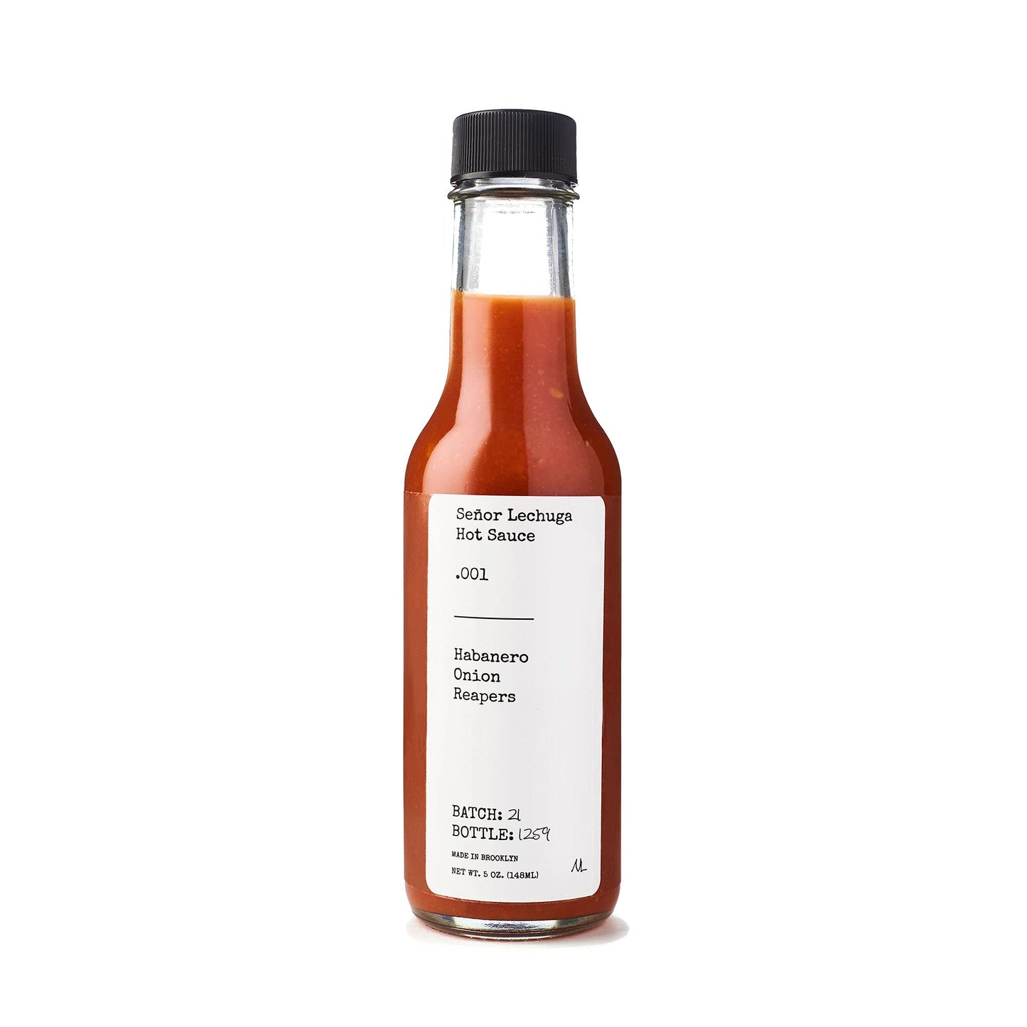 Señor Lechuga Hot Sauce - Hot Sauce Made from Carolina Reaper Peppers and Habanero Pepper - .001 Habanero, Onion, Reapers