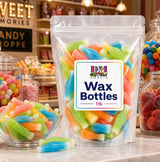 Wax Candy Bottles - 1 lb Bulk Bag of Retro Mini Drinks - A Nostalgic Chewy Novelty Treat for Kids and Parties