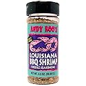 Andy Roo's No Salt No MSG Louisiana BBQ Shrimp Creole Seasoning, 3.5 Ounce Shaker