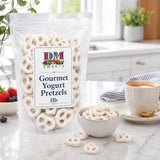 Yogurt Covered Pretzels - 1 lb Resealable Bag | Sweet & Crunchy Snack | Gourmet Yogurt?Dipped Pretzel Treats | Perfect for Gifting, Parties