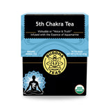 Buddha Teas - 5th Chakra Tea - Organic Herbal Tea - For Communication, Creativity & Self-Expression - With Licorice, Cinnamon & Aquamarine Essence