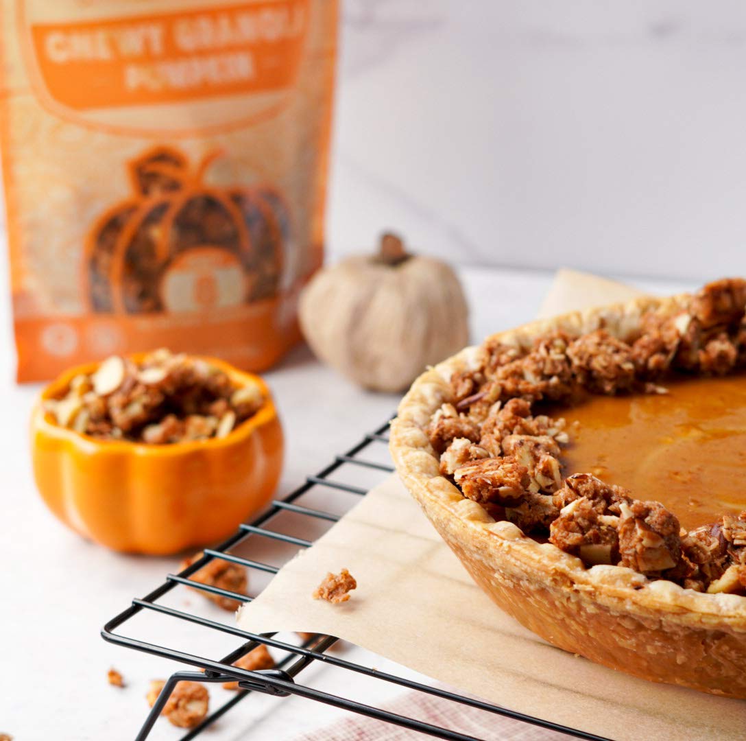 Pumpkin Grain Free Granola by Within/Without | Certified Paleo and Keto Diet Friendly Chewy Granola | Naturally Gluten Free Low Carb Snack | No