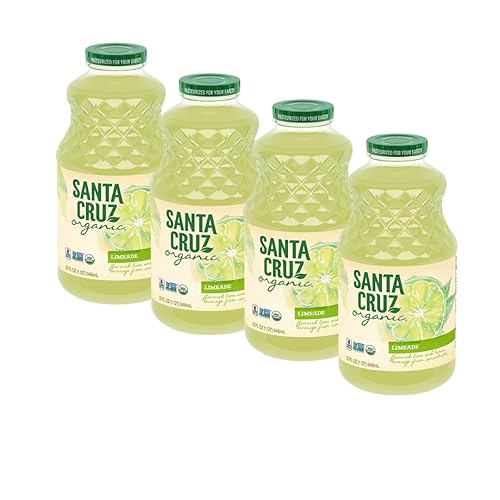 Santa Cruz ORGANIC 32 Ounce - 4 pack (Limeade)