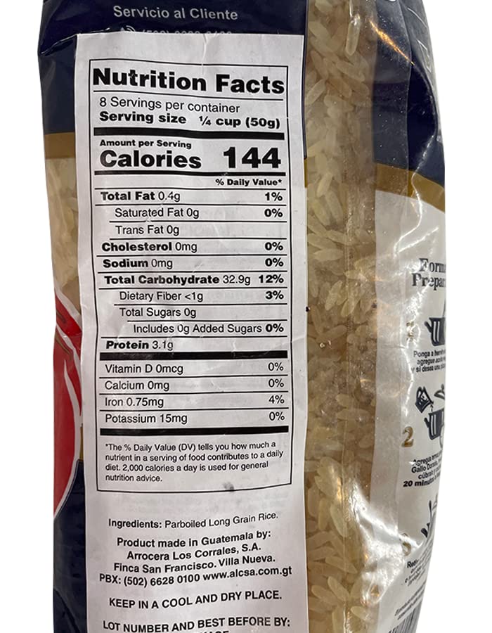Gallo Dorado - Parboiled Rice - Arroz Precocido 400G (Pack of 4)