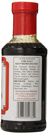 Andria's Brush On Steak Sauce, 15 Ounce Bottle (Pack of 3)