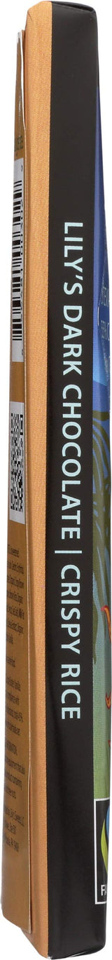 Lily's Crispy Rice Dark Chocolate (12x3 OZ)