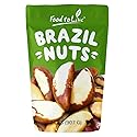 Food to Live Dry Roasted Brazil Nuts, 2 Pounds - Unsalted, Whole, Oven Roasted Brazilian Nuts, No Oil Added, Shelled, Vegan, Kosher, Bulk. Good Source