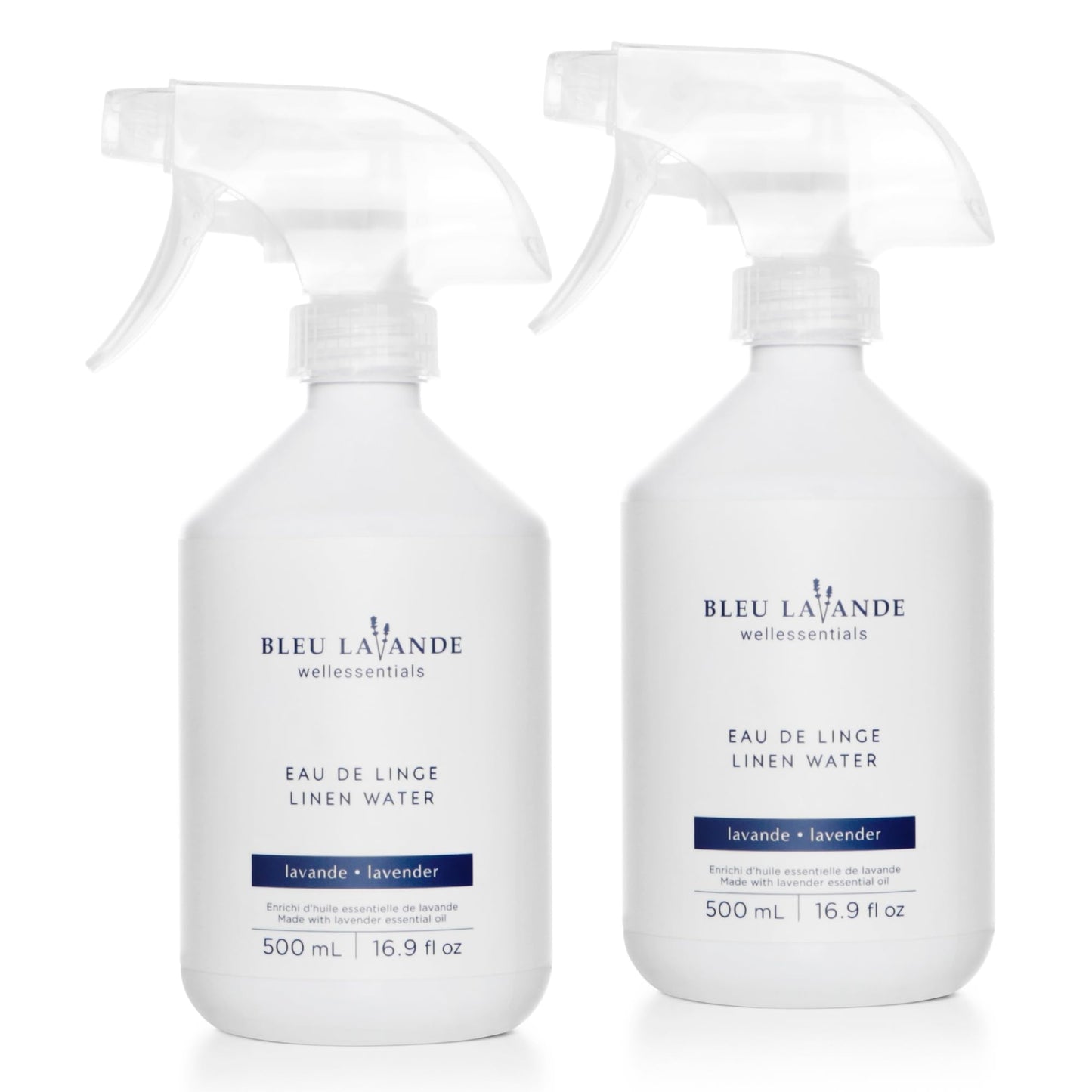 Bleu Lavande - Lavender Linen Water - Made with Pure Lavender Essential Oil - Natural Scent Fabric Refresher Spray - No Artificial Fragrances