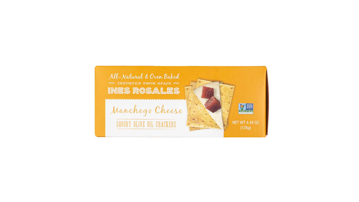 Ines Rosales Manchego Cheese Olive Oil Crackers 12/4.44 Oz