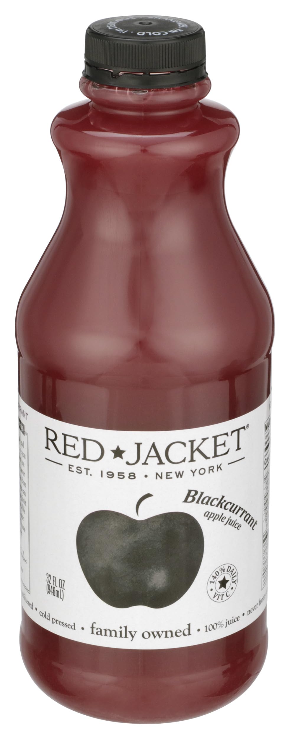 Red Jacket Orchards, Juice Black Currant, 32 Fl Oz