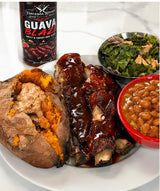 Fantasia's Kitchen Guava Blaze BBQ Sauce, Sweet and Smoky Barbecue Sauce with Mild Heat, island flavors, Vegetarian, Gluten Free, BPA Free, Cold