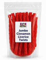 Cinnamon Licorice Twists - 1 lb Bag - Soft & Chewy Sweet and Spicy Candy with Bold Cinnamon Spice - Fresh, Premium Quality Twists