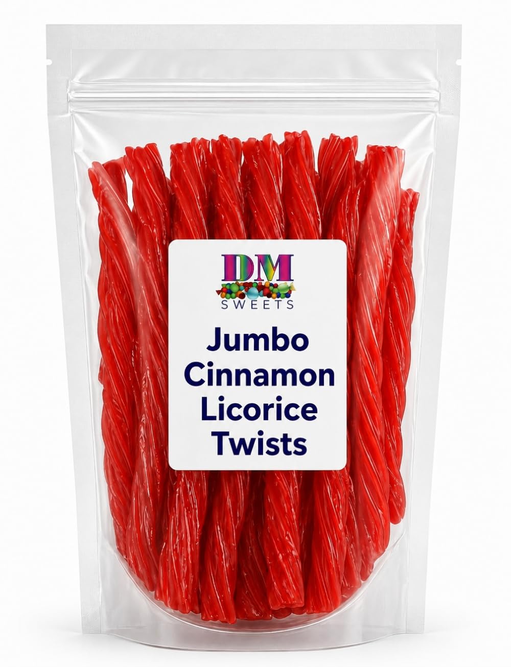 Cinnamon Licorice Twists - 1 lb Bag - Soft & Chewy Sweet and Spicy Candy with Bold Cinnamon Spice - Fresh, Premium Quality Twists
