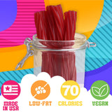 Amish Good Gourmet Licorice Twist Candy - Premium Sweet & Chewy Treat, Cinnamon Jumbo Licorice Twist Perfect Snack Under 100 Calories (2 Pack)