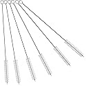 CIDYAUST Straw Cleaner Brush with 304 Stainless Steel and Nylon Bristles, Straw Brush for Stanley Cup/Glass/Silicone Straw, Baby Bottle or Hummingbird